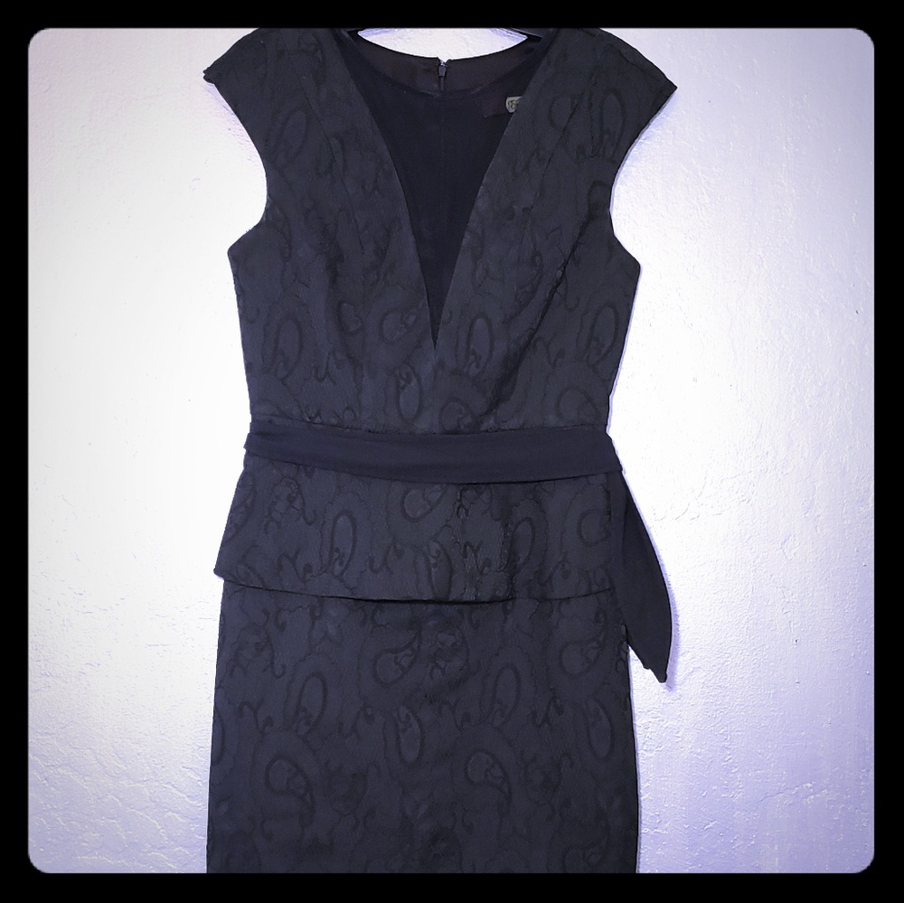 black holiday/cocktail dress